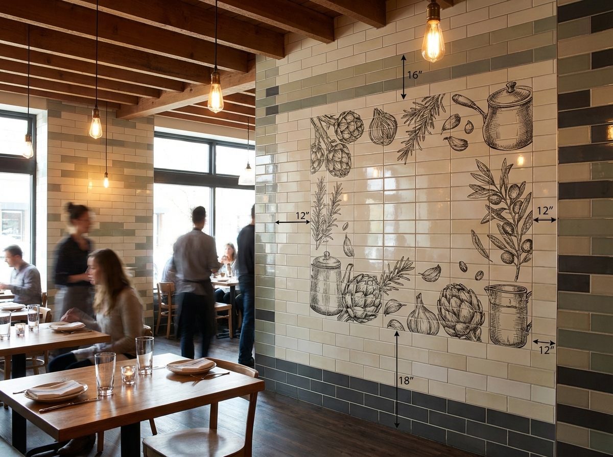 Restaurants wall print